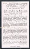 Johann Arnold Schunck<br>† 15-10-1905