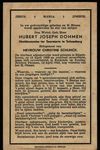 Hubert <u>Jo</u>seph Dohmen<br>† 12-04-1942