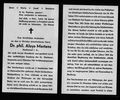 Aloys Mertens<br>† 08-10-1951