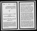 Leo Schunck<br>† 11-02-1956