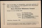 † 20-08-1950 Dankkaart Wielke Cremers