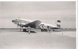786 - DC3 em aeroporto de Bonaire, 1954